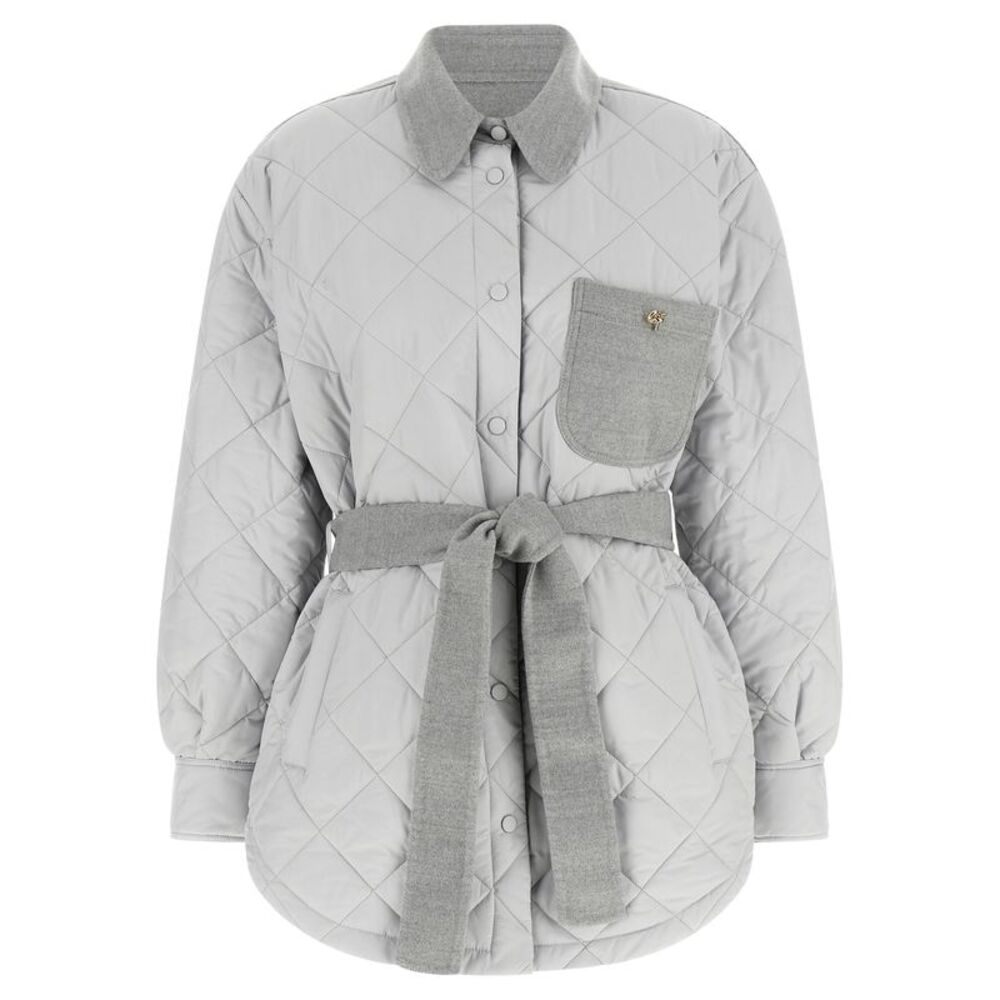 Fabiana Filippi Gray Polyester Shell Women's Jacket